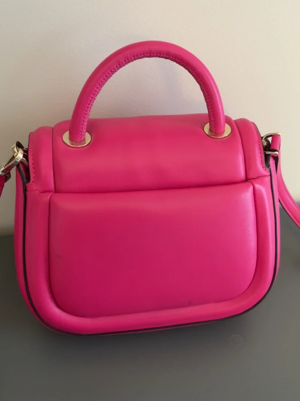 kate spade Hot Pink Puffy Mini Top-Handle Crossbody Bag